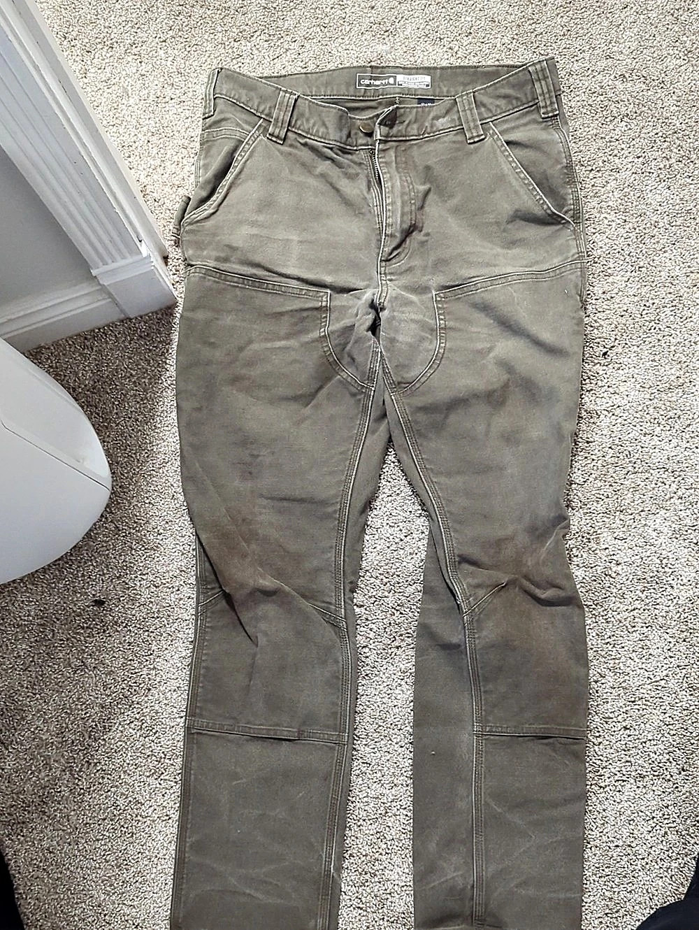 Carhartt Rugged Flex Relaxed Fit Duck Double-Front Utility Work Pant